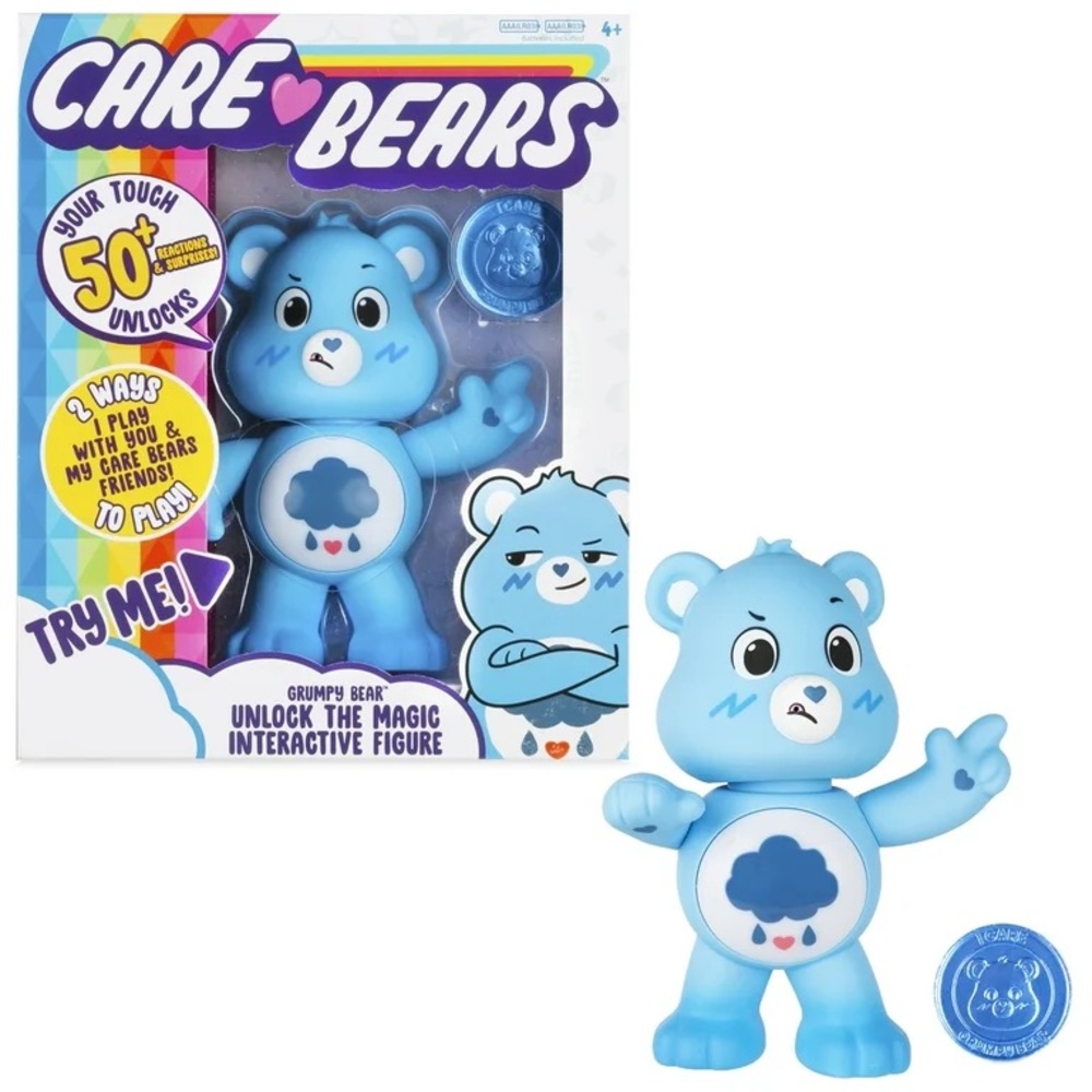 Interactive CARE BEARS GRUMPY BEAR Blue NEW